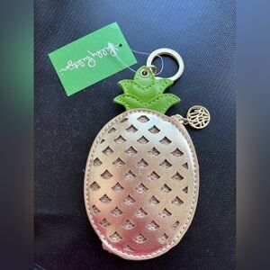 Lilly Pulitzer Gold Pineapple Coin Purse